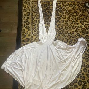 Marylin Monroe rhinestone white costume dress medium size